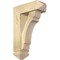 Ekena Millwork Olympic Arts and Crafts Rough Sawn Bracket w/ Offset Brace, Douglas Fir, 6"W x 16"D x 24"H BKT0604X16X24OLY03RDF - alternate 1